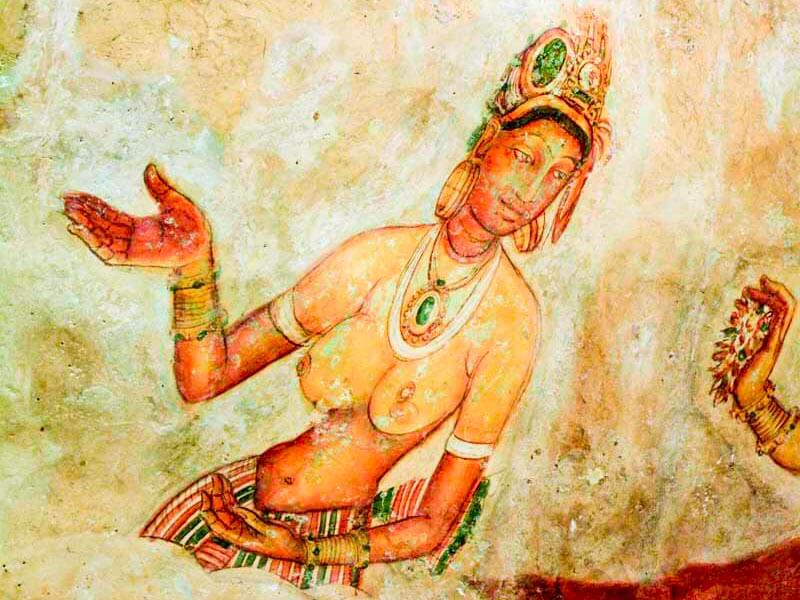 Frescoes at Sigiriya
